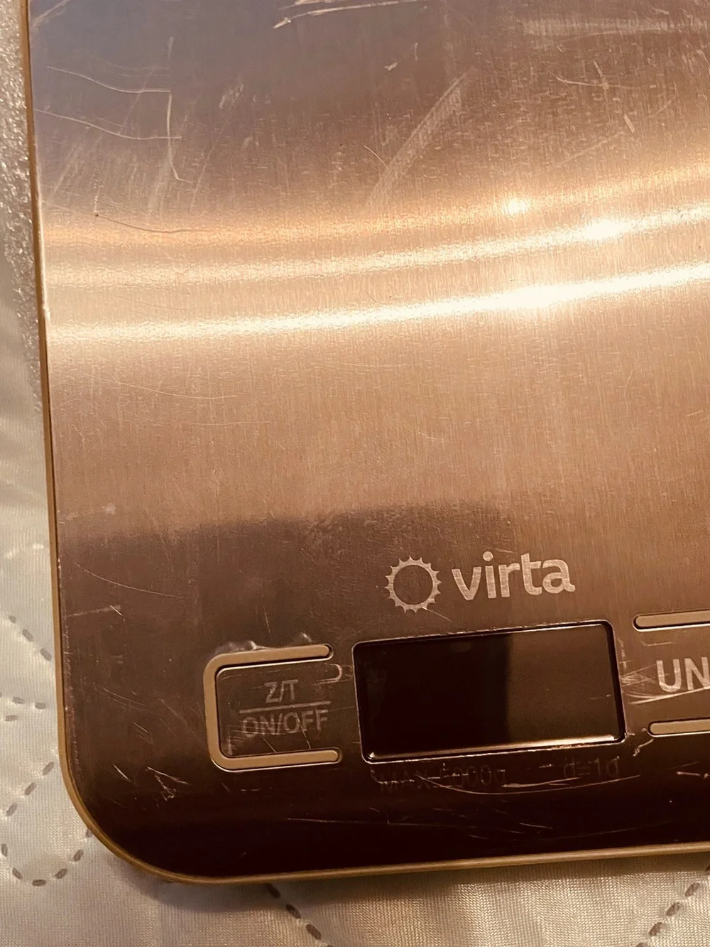 Digital Kitchen Scale in Blue
